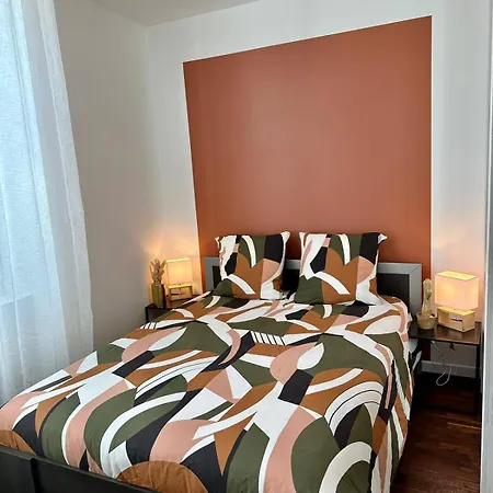 דירה “le Terracotta” Terrasse -centre Ville- Cosy בורג-אן-ברס